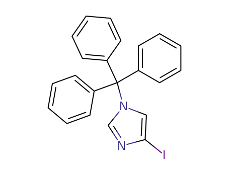 Molecular Structure of 96797-15-8 (4-Iodo-1-tritylimidazole)