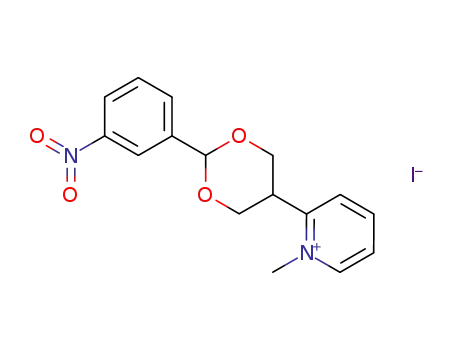 1-Methyl-2-[2-(3-nitro-phenyl)-[1,3]dioxan-5-yl]-pyridinium; iodide