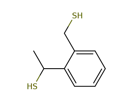 Molecular Structure of 136103-76-9 (1,2-Benzenedimethanethiol,-alpha--methyl-(9CI))