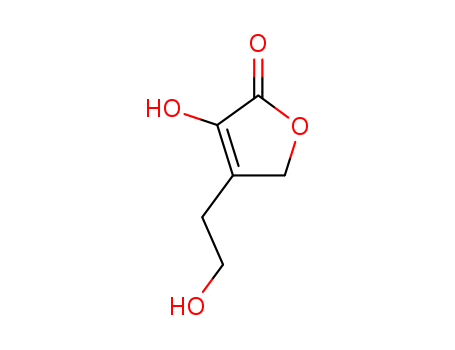 Molecular Structure of 114533-59-4 (2(5H)-Furanone, 3-hydroxy-4-(2-hydroxyethyl)-)