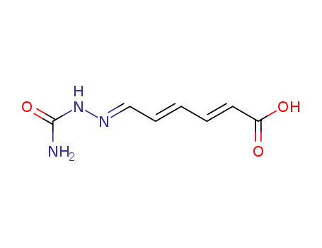 Semicarbazone l'acide formyl-5 pentadiene-2,4 oique