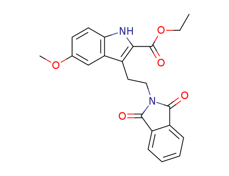 Ethyl 3-[2-(1,3-dioxo-1,3-dihydro-2H-isoindol-2-yl)ethyl]-5-methoxy-1H-indole-2-carboxylate