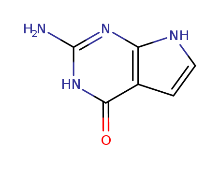 2-Amino-4-hydroxypyrrolo[2,3-d]pyrimidine