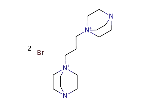 Molecular Structure of 97497-67-1 (4-Aza-1-azoniabicyclo[2.2.2]octane, 1,1'-(1,3-propanediyl)bis-,
dibromide)