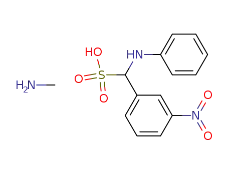 (3-Nitro-phenyl)-phenylamino-methanesulfonic acid; compound with methylamine