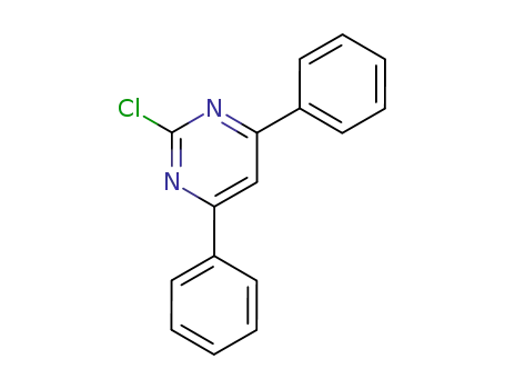 Molecular Structure of 2915-16-4 (2-Chloro-4,6-diphenylpyrimidine)