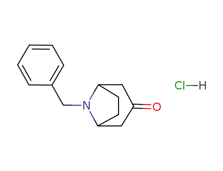 8-Benzyl-8-azabicyclo[3.2.1]octan-3-one hydrochloride