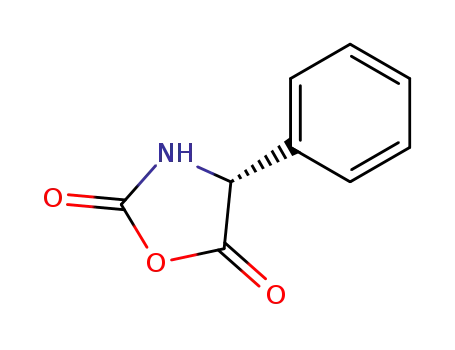 Molecular Structure of 3412-49-5 ((R)-4-PHENYLOXAZOLIDINE-2,5-DIONE)