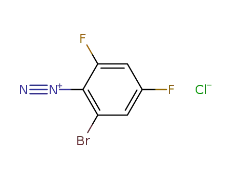 2-Brom-4,6-difluor-benzoldiazonium-chlorid