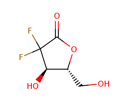 (4R,5R)-3,3-difluoro-4-hydroxy-5-(hydroxymethyl)dihydrofuran-2(3H)-one