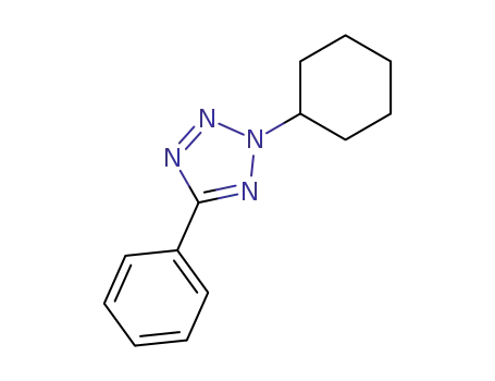 Molecular Structure of 140406-56-0 (2H-Tetrazole, 2-cyclohexyl-5-phenyl-)