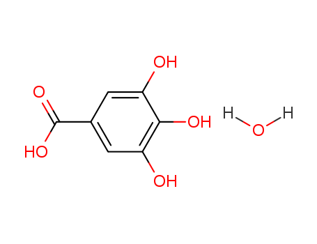 5995-86-8,Gallic acid monohydrate,Benzoicacid, 3,4,5-trihydroxy-, monohydrate (9CI);Gallic acid, monohydrate (8CI);Callic acid;