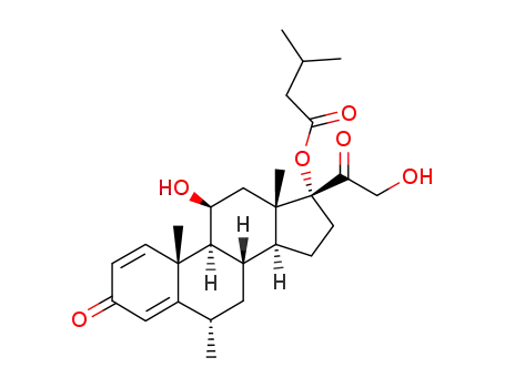 11β,21-dihydroxy-17α-isovaleryloxy-6α-methyl-1,4-pregnadiene-3,20-dione