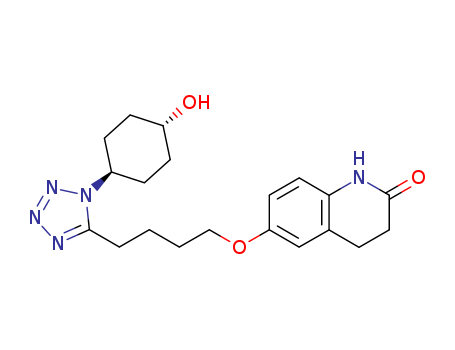 3,4-DIHYDRO-6-[4-[1-(TRANS-4-HYDROXYCYCLOHEXYL)-1H-TETRAZOL-5-YL]BUTOXY]-2(1H)-QUINOLINONE
