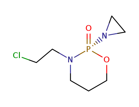 (S)-(-)-2-aziridino-3-(2-chloroethyl)tetrahydro-2H-1,3,2-oxazaphosphorin 2-oxide