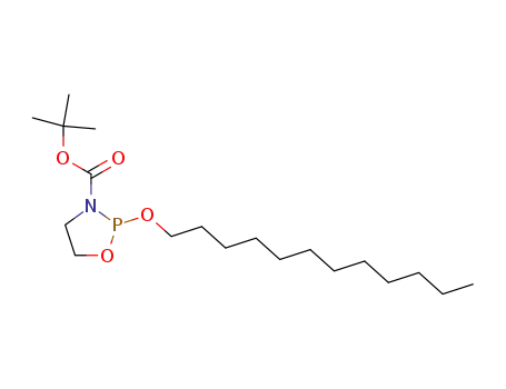 3-tert-butoxycarbonyl-2-dodecyloxy-1,3,2-oxazaphospholidine