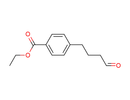 Molecular Structure of 72313-37-2 (Benzoic acid, 4-(4-oxobutyl)-, ethyl ester)