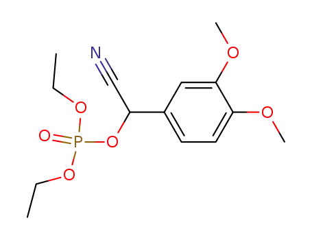 Phosphoric acid cyano-(3,4-dimethoxy-phenyl)-methyl ester diethyl ester