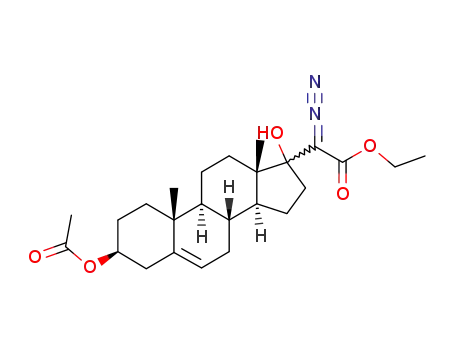 ethyl diazo<17ξ-hydroxy-3β-acetoxy-5-androstene-17ξ-yl>acetate