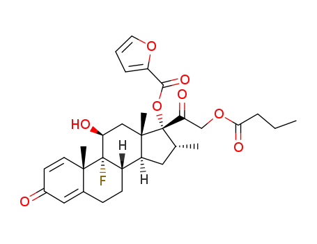 9α-fluoro-16α-methyl-11β,17α,21-trihydroxy-1,4-pregnadiene-3,20-dione 17-(2'-furoate) 21-butyrate