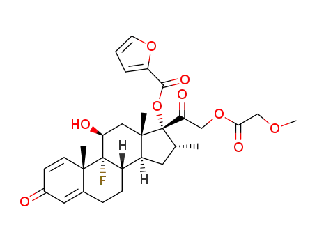 9α-fluoro-16α-methyl-11β,17α,21-trihydroxy-1,4-pregnadiene-3,20-dione 17-(2'-furoate) 21-methoxyacetate