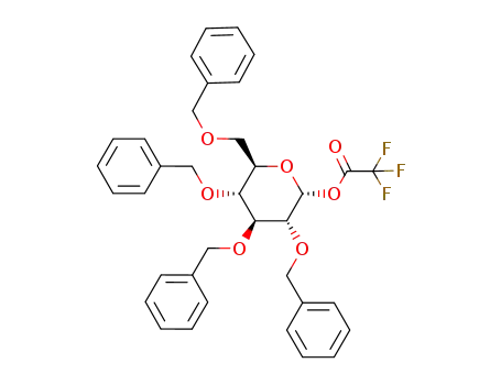 2,3,4,6-tetra-O-benzyl-1-O-(trifluoroacetyl)-α-D-glucopyranose