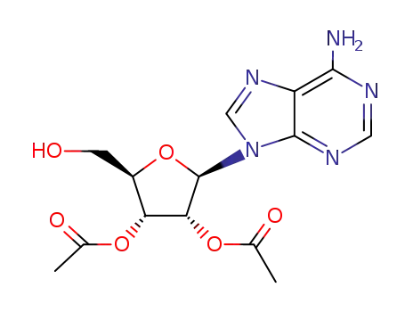 Molecular Structure of 29886-19-9 (2',3'-DI-O-ACETYLADENOSINE)
