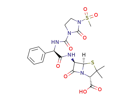 Molecular Structure of 51481-65-3 (Mezlocillin)