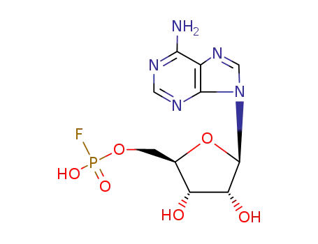 Molecular Structure of 19375-33-8 (adenosine monophosphofluoridate)