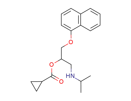 Cyclopropanoyl propranolol