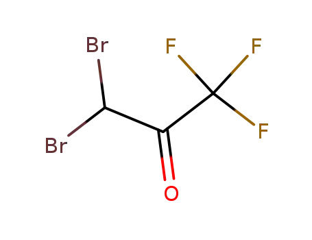 Molecular Structure of 431-67-4 (1,1-Dibromo-3,3,3-trifluoroacetone)