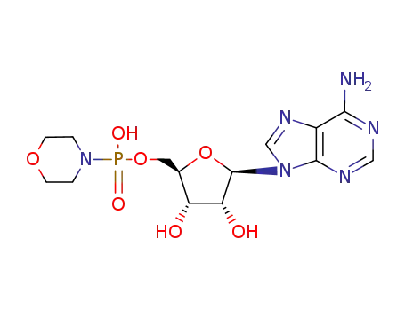 Molecular Structure of 7331-13-7 (Morpholinophosphonic acid 5'-adenosyl ester)