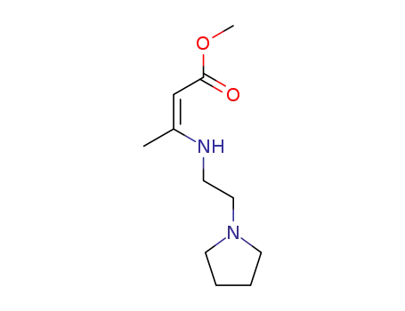 methyl 3-<(2'-(pyrrolidin-1"-yl)ethyl)amino>but-2-enoate
