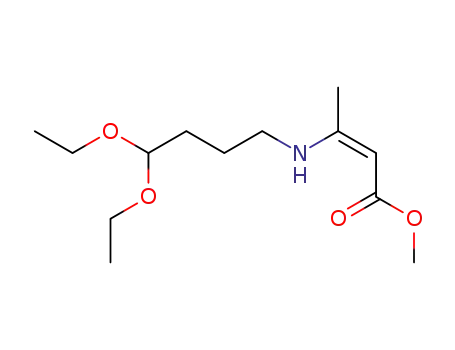 methyl 3-<(4',4'-diethoxybutyl)amino>but-2-enoate
