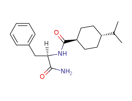4-Isopropyl-cyclohexanecarboxylic acid ((R)-1-carbamoyl-2-phenyl-ethyl)-amide