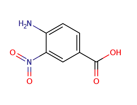 Molecular Structure of 1588-83-6 (4-Amino-3-nitrobenzoic acid)