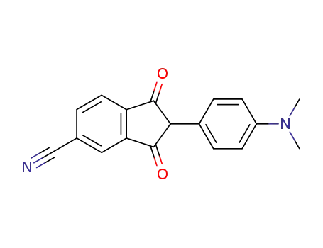 5-cyano-2-(p-dimethylaminophenyl)indan-1,3-dione
