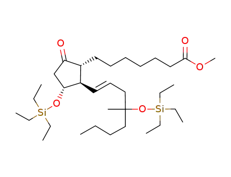 (11α,13E)-11,16-<(triethylsilyl)oxy>-16-methyl-9-oxo-prost-13-en-1-oic acid methyl ester
