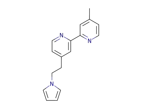 Molecular Structure of 104119-85-9 (2,2'-Bipyridine, 4-methyl-4'-[2-(1H-pyrrol-1-yl)ethyl]-)