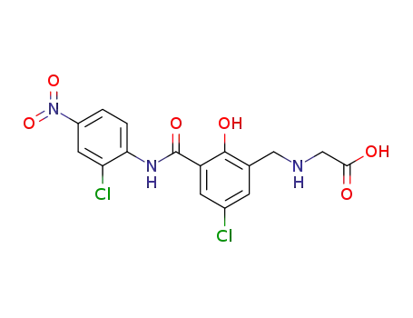 3'-(N-glycinomethyl)-2,5'-dichloro-4-nitrosalicylanilide