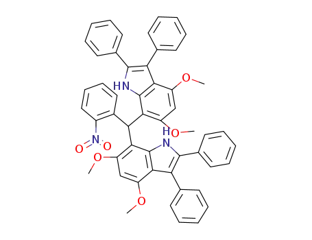 di-(4,6-dimethoxy-2,3-diphenylindol-7-yl)(2-nitrophenyl)methane