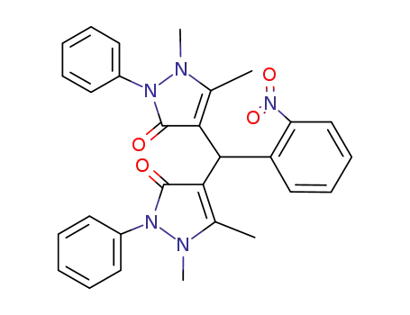 bis[1-(2,3-dimethyl-1-phenyl-3-pyrazolin-5-one)]-2-nitrophenylmethane