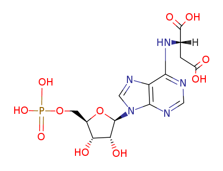 L-Aspartic acid, N-[9-(5-O-phosphono-b-D-ribofuranosyl)-9H-purin-6-yl]-