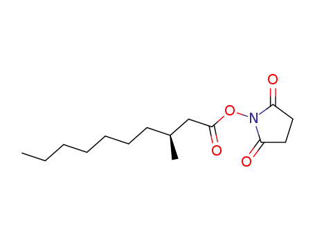 (3S)-3-methyldecanoic acid N-hydroxysuccinimide ester