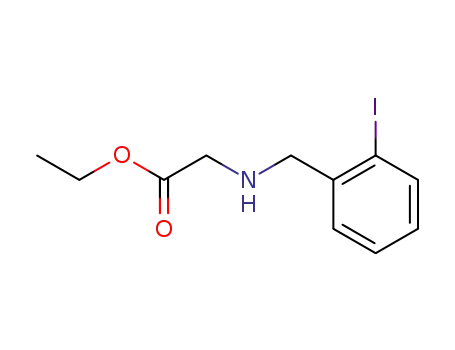 ethyl 2-[N-(2-iodobenzyl)amino]acetate