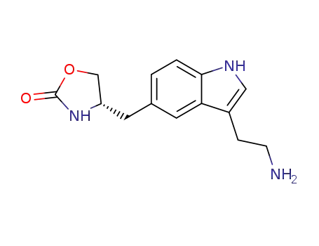 (S)-2-<5-<(2-oxo-1,3-oxazolidin-4-yl)methyl>-1H-indol-3-yl>ethylamine