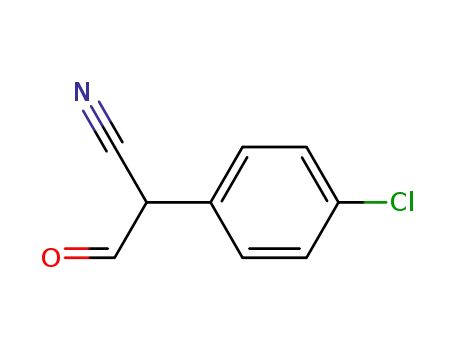 Molecular Structure of 62538-21-0 (2-(4-Chlorophenyl)-2-cyanoacetaldehyde)