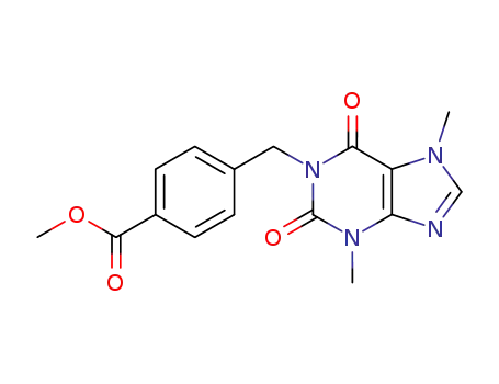 4-((3,7-dimethyl-2,6-dioxo-2,3,6,7-tetrahydro-1H-purin-1-yl)methyl)benzoic acid methyl ester