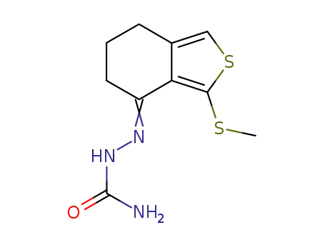 6,7-Dihydro-3-(methylthio)benzothiophen-4(5H)-one semicarbazone