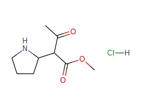 3-oxo-2-pyrrolidin-2-yl-butyric acid methyl ester hydrochloride